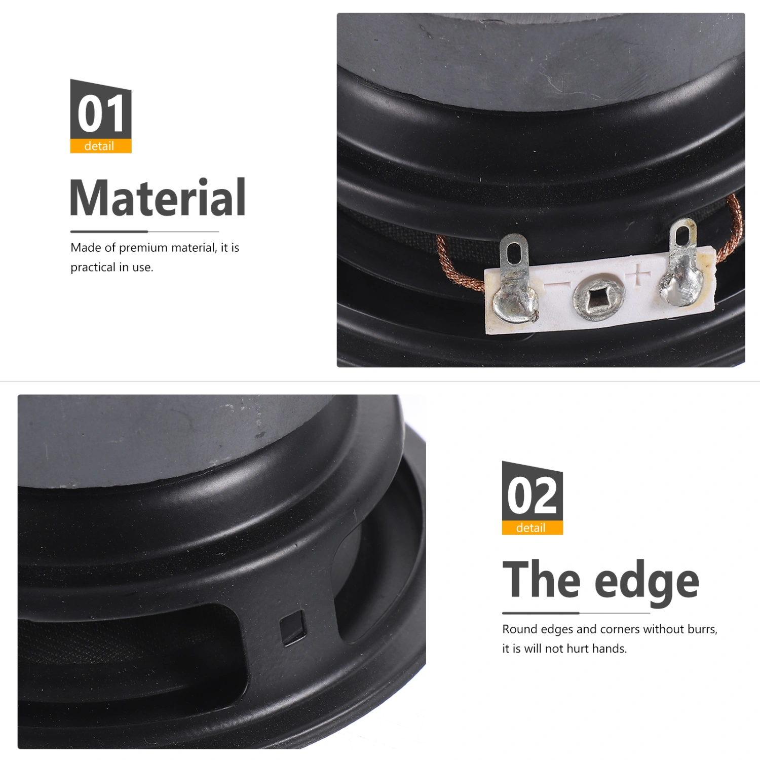 Car Speaker 3.5 Inch Component Speaker System 30w Car Loudspeaker Round Speaker