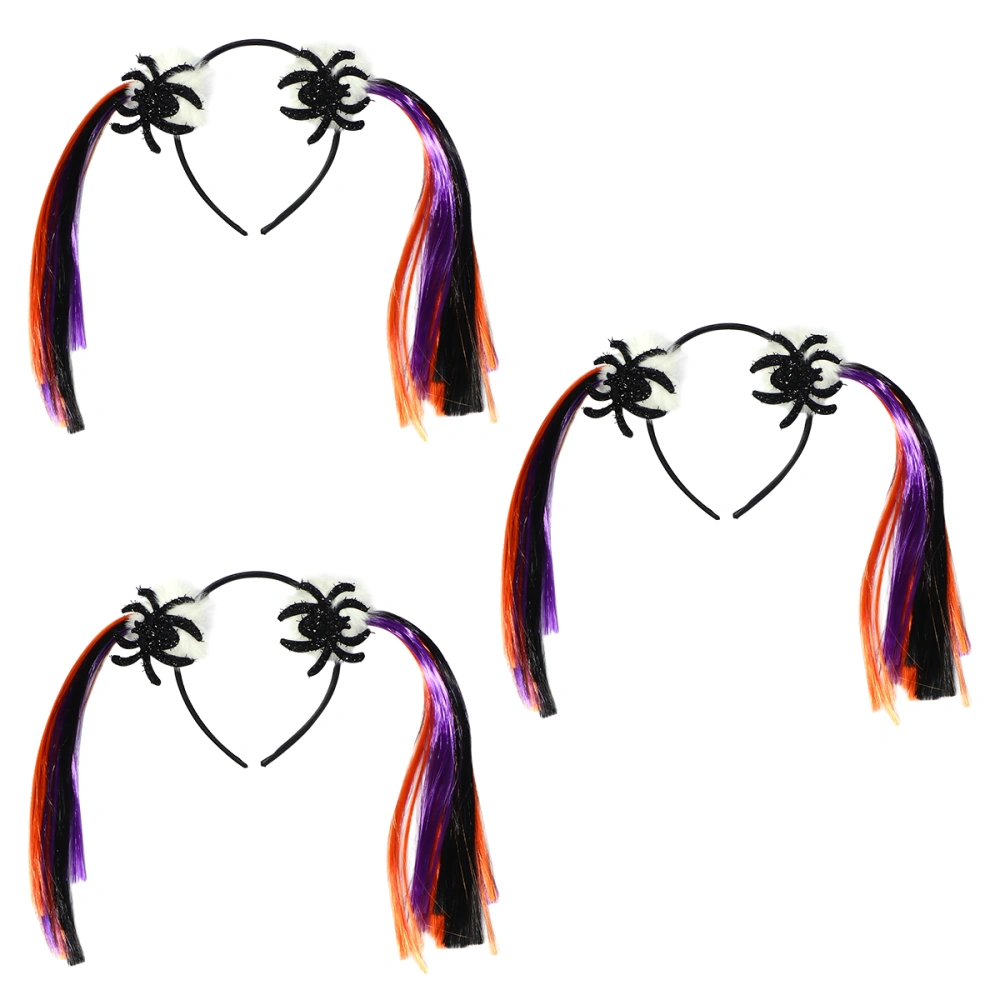 3pcs Halloween Hair Creative Spider Headdress Costume Props for Children