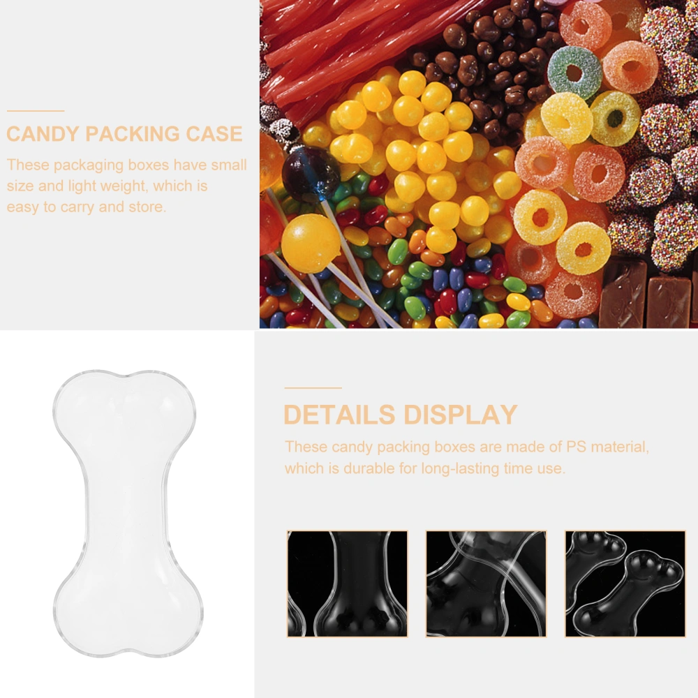 12Pcs Unique Shape Candy Packing Box Durable Snack Packing Box Plastic Box