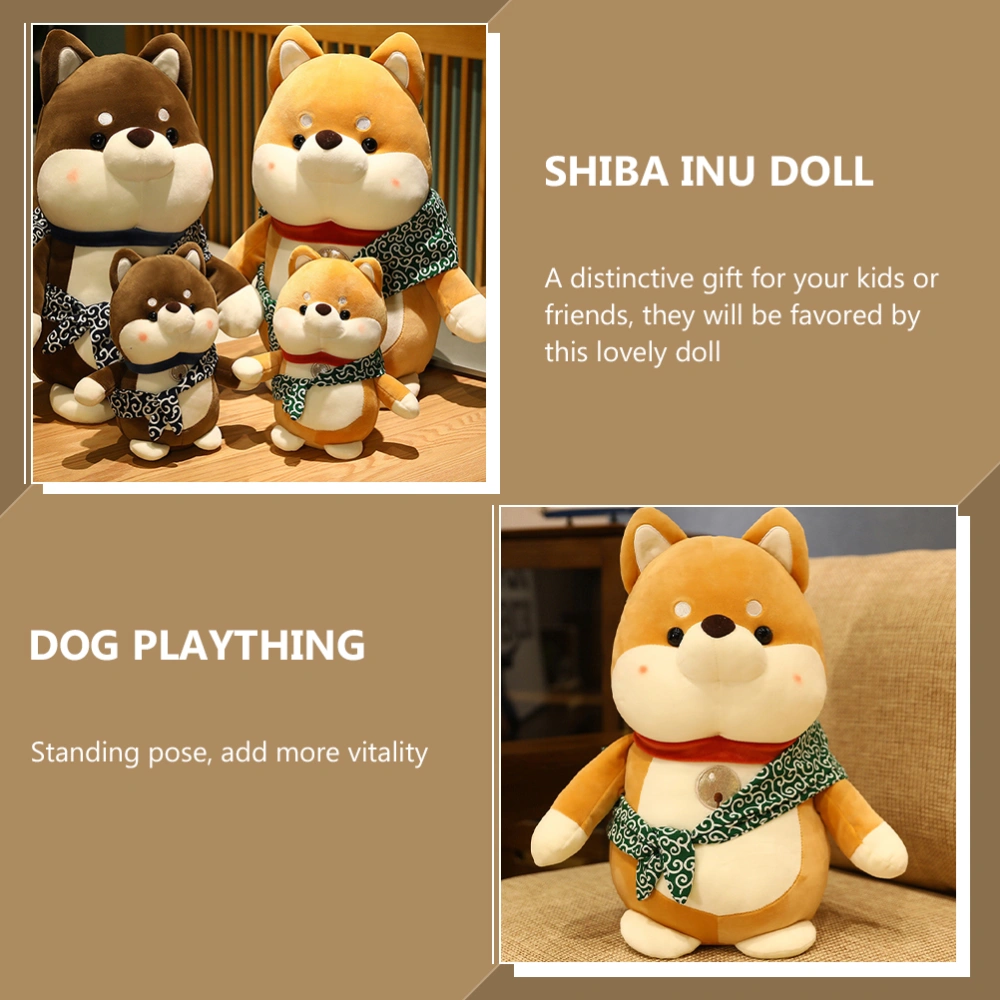 Shiba Inu Doll Dog Plaything Puppy Doll Adorable Shiba Inu Doll Stuffed Toy