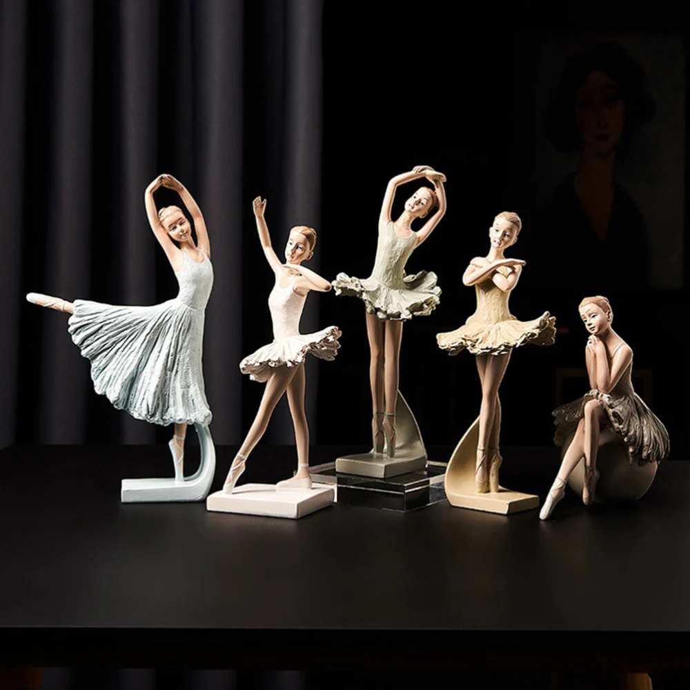 1Pc Decorative Adornment Household Artwork Ballet Dancer Girl Character Model