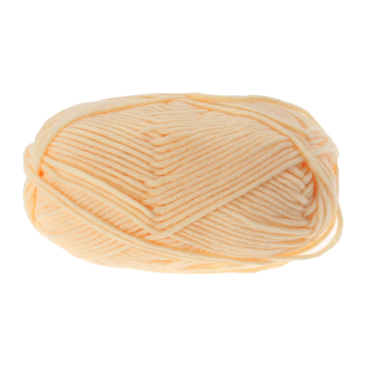 50g Milk Cotton Yarn Cotton Chunky Hand-woven Crochet Knitting Wool Yarn Warm Yarn for Sweaters Hats Scarves DIY (Yolk)