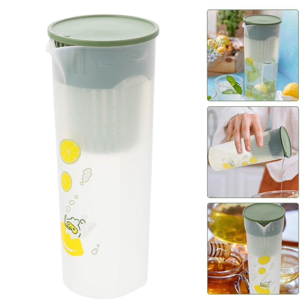 Plastic Water Pitcher Fruit Water Pitcher Heat-resistant Water Bottle Iced Water Pitcher