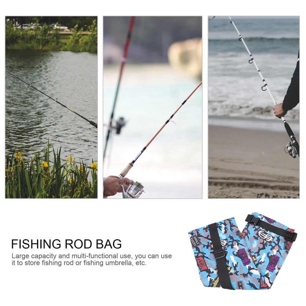 Fishing Umbrella Bag Fishing Rod Storage Bag Supple Rod Bag (Random Style)