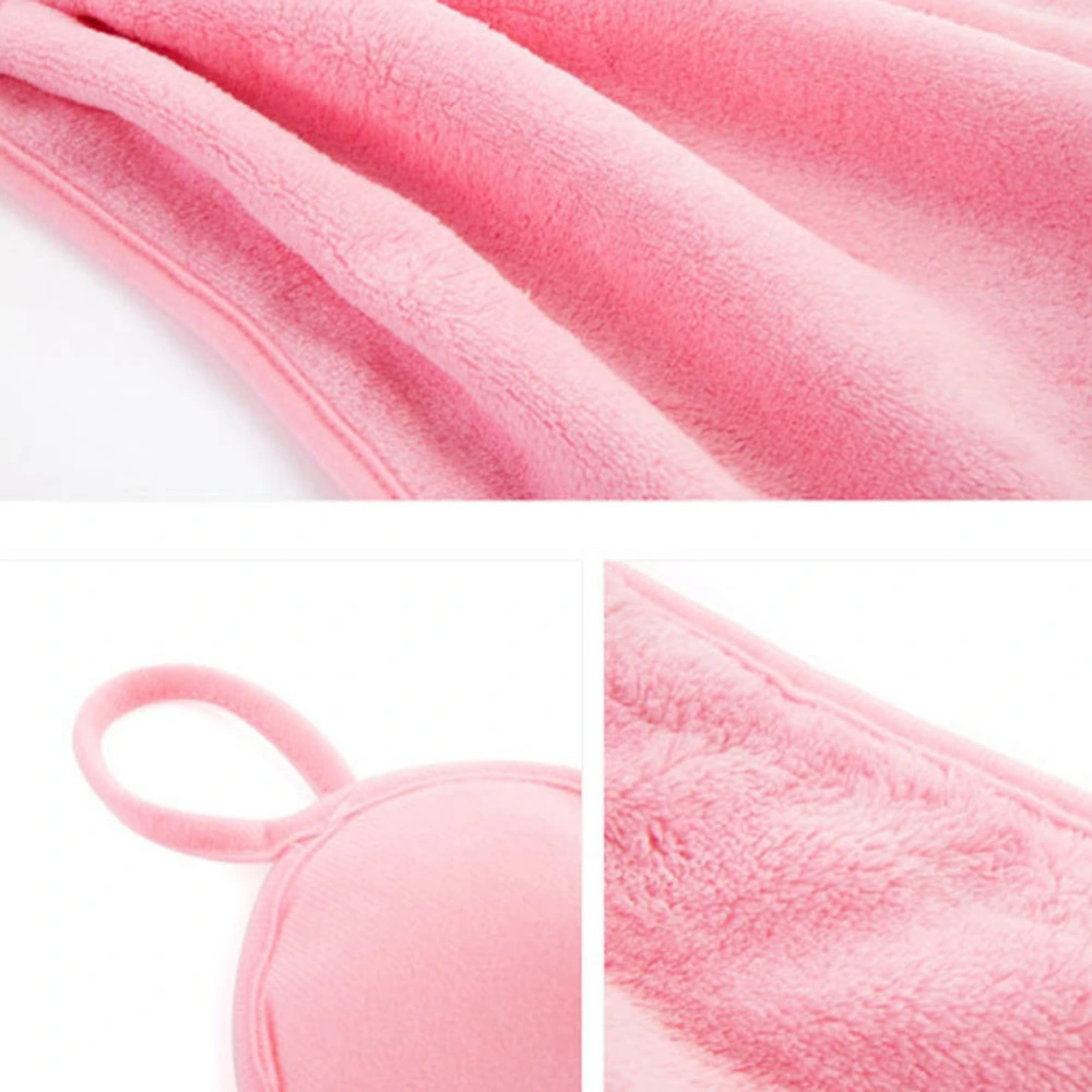 2 Pcs Strong Absorbent Hanging Cleaning Cloth Non-stick Oilproof Dish Cloth Kitchen Cleaning Towel (Random Color)