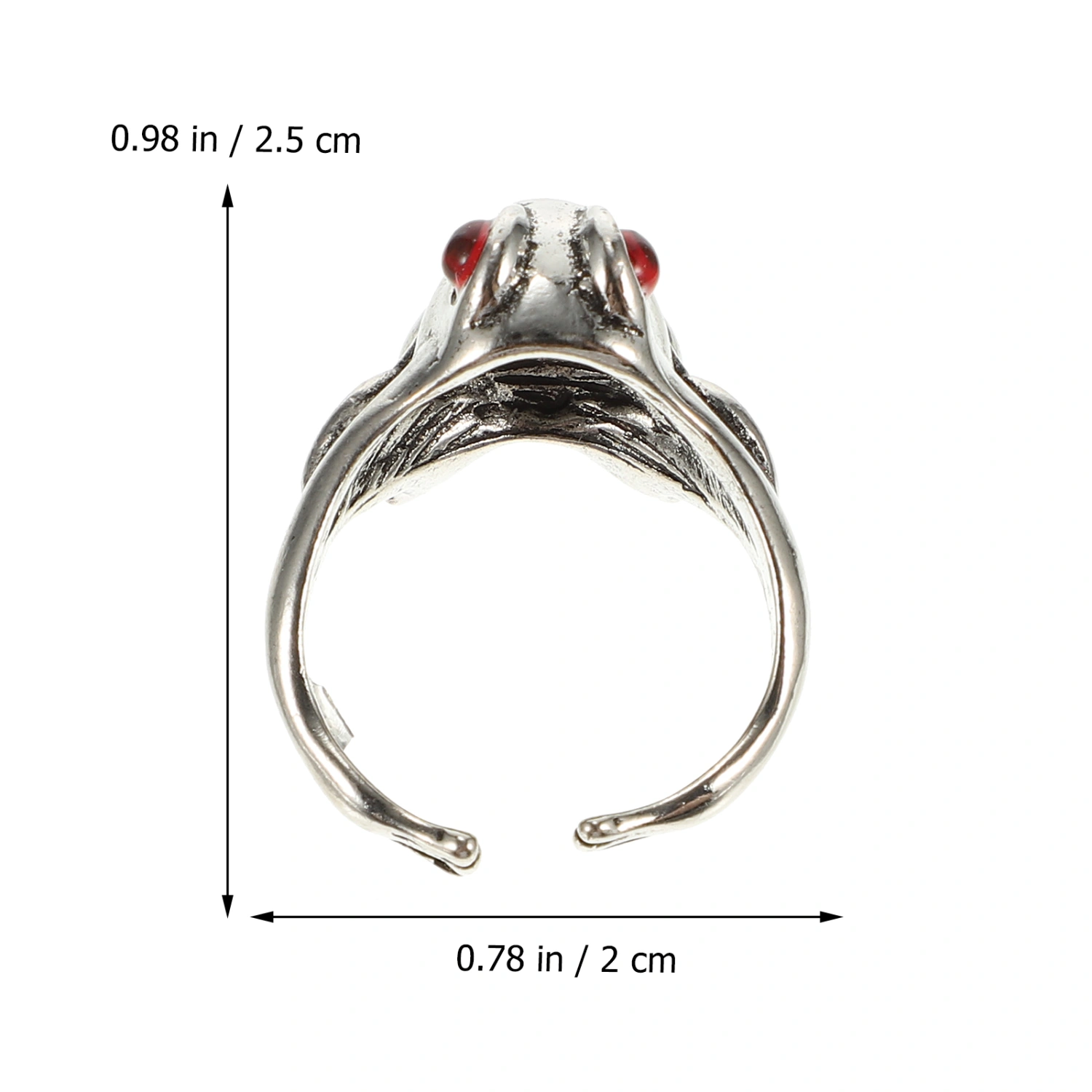 4Pcs Adorable Finger Rings Animal Rings Open Finger Rings (Assorted Color)