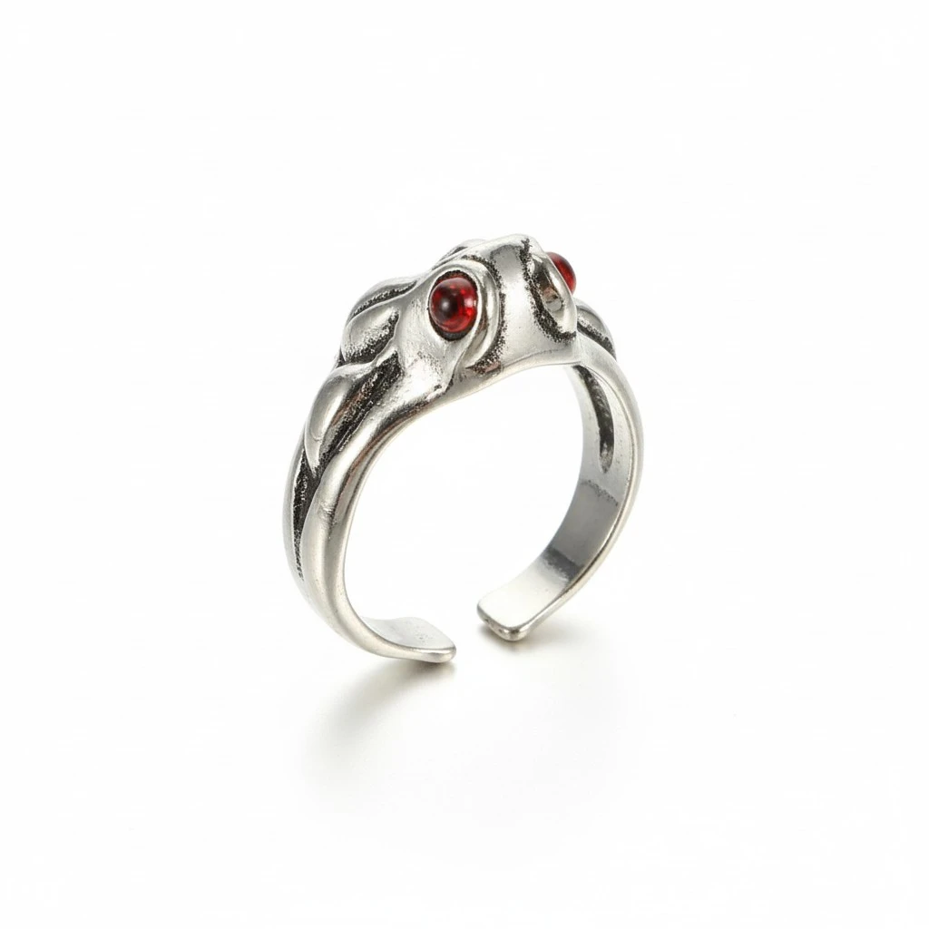 4Pcs Adorable Finger Rings Animal Rings Open Finger Rings (Assorted Color)