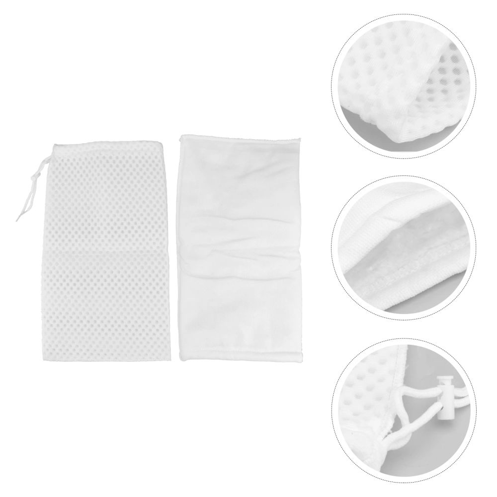 2pcs Aquarium Filter Bags Fish Tank Filtration Accessory Aquarium Filter Tool