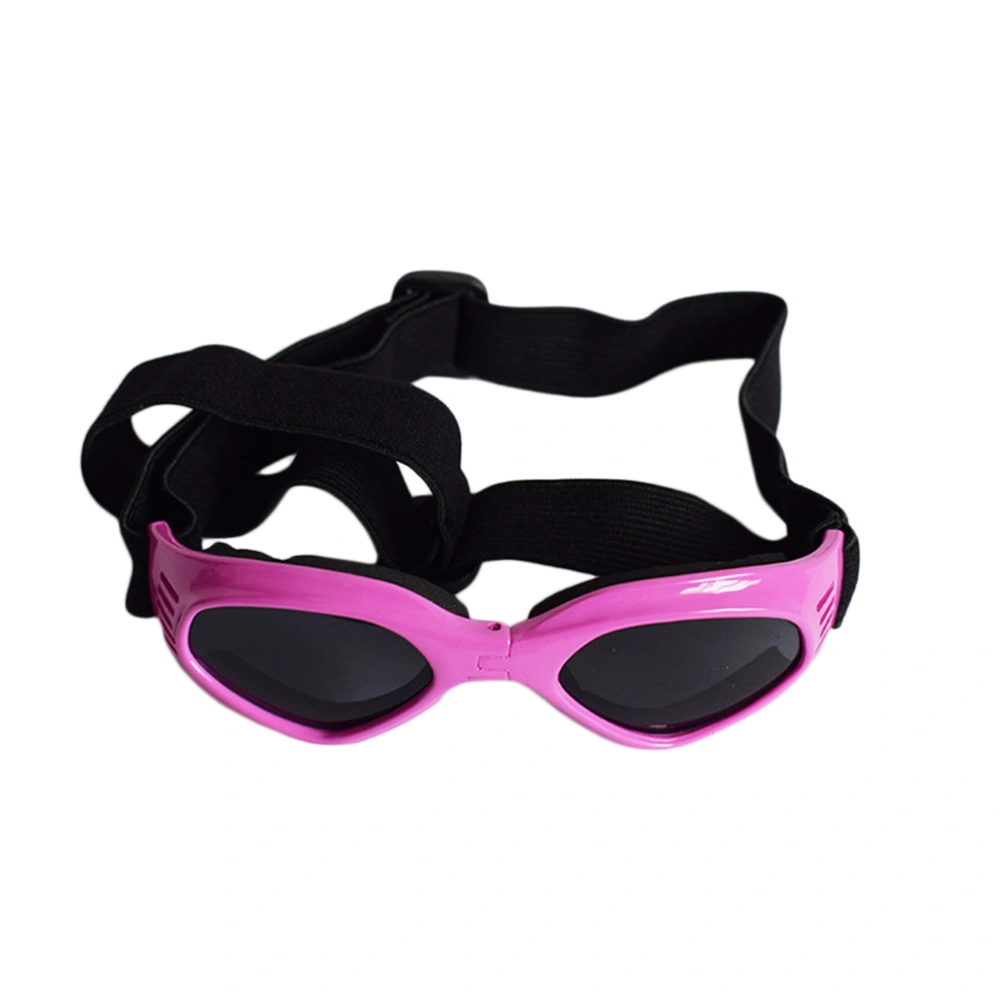 Fashion Triangle Dog Sunglasses Cat Dog Goggles Pet Accessories Glasses Eyewear Eyeglass (Pink)