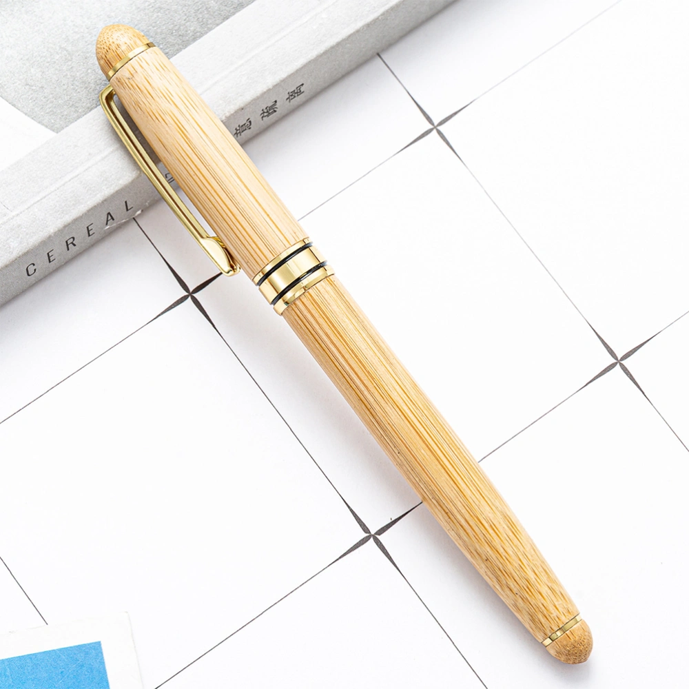 Retro Fountain Pen Wooden Business Fountain Pen Smooth Writing Fountain Pen