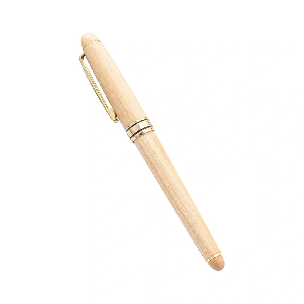 Retro Fountain Pen Wooden Business Fountain Pen Smooth Writing Fountain Pen