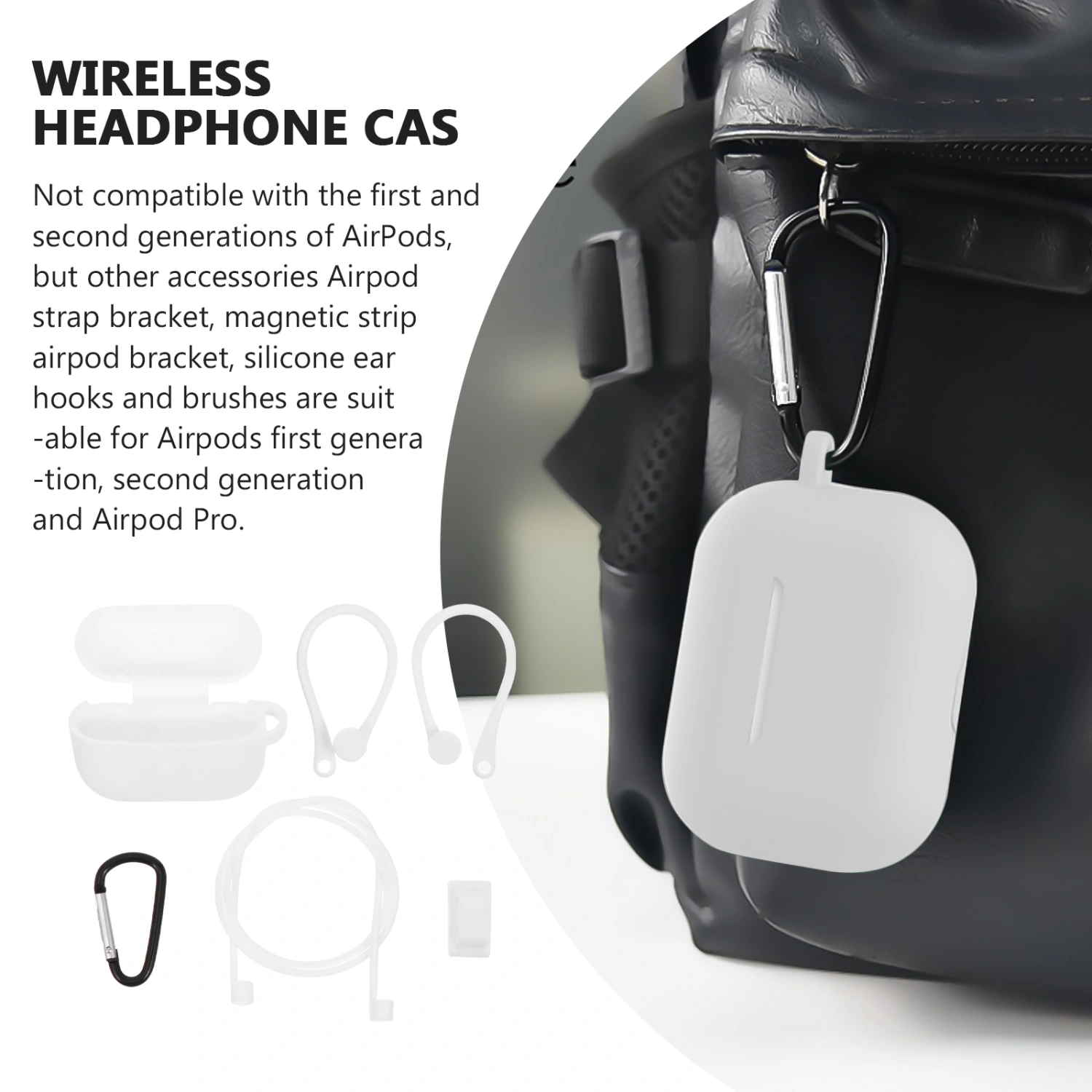 1 Set Earphone Box Earphone Protective Cover  Compatible for airpods pro