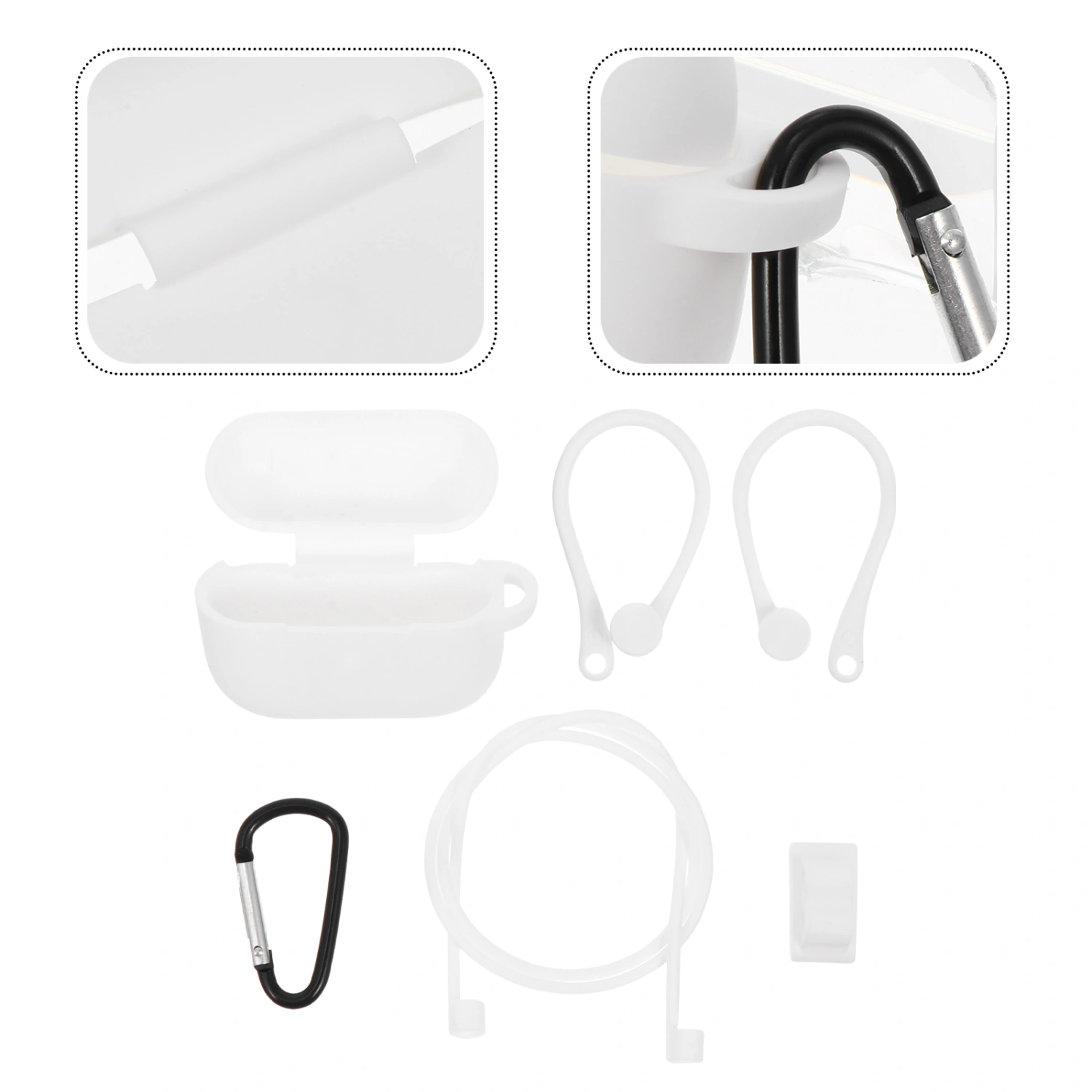 1 Set Earphone Box Earphone Protective Cover  Compatible for airpods pro