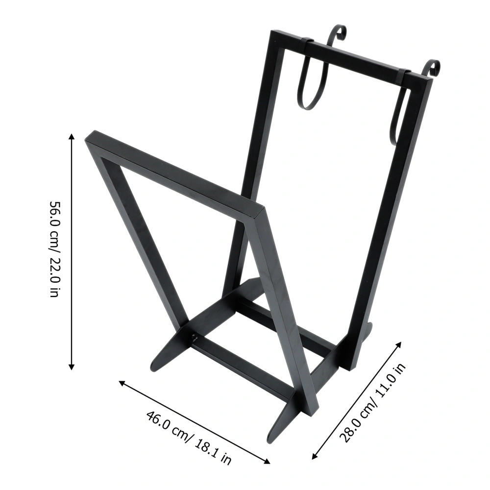 1 Pc Firewood Rack Firewood Stand Practical Firewood Holder Storage Shelf