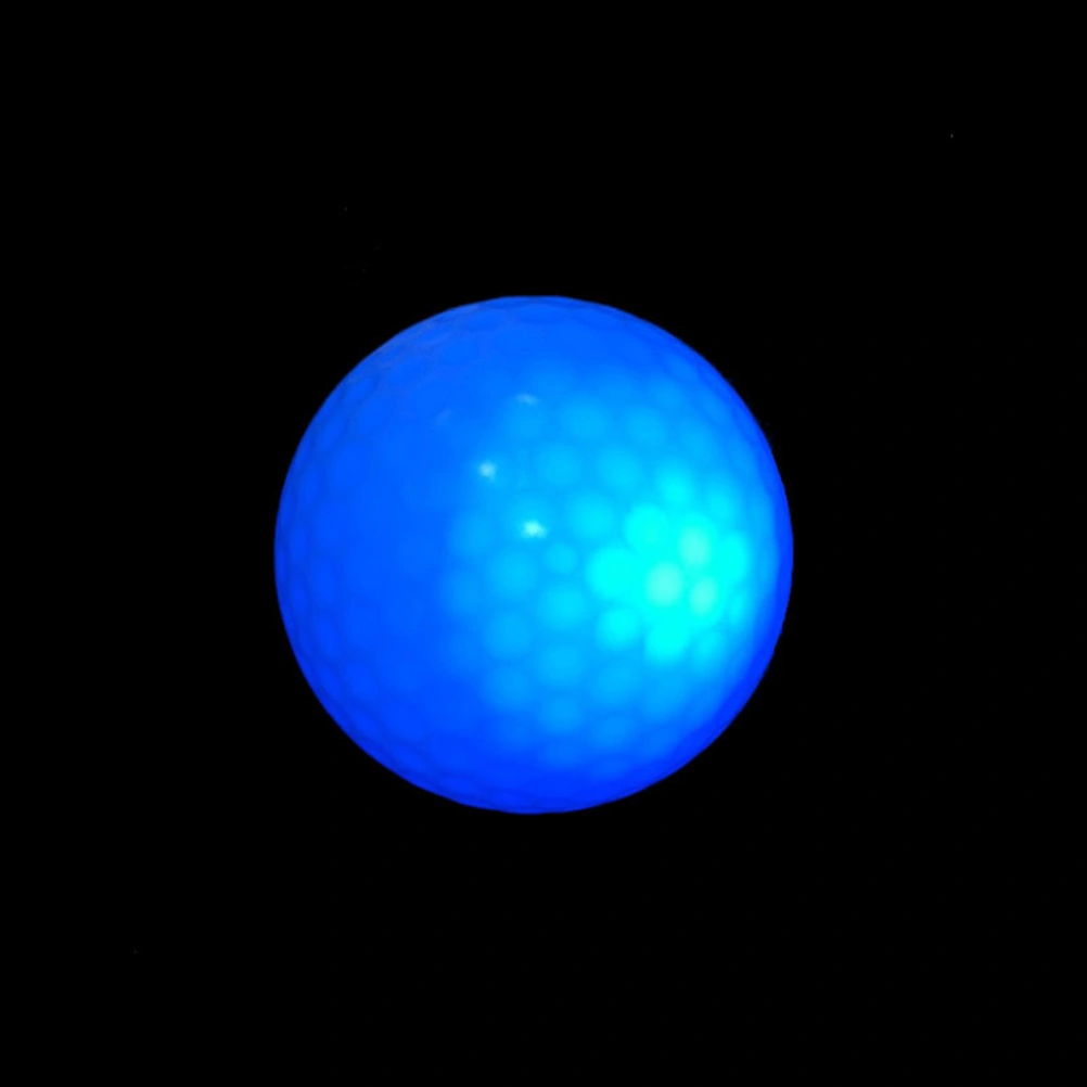 3pcs LED Light up Ball Ultra Bright Color Flashing Electronic Ball Rubber Material Novelty for Night Training（Color Randomization）