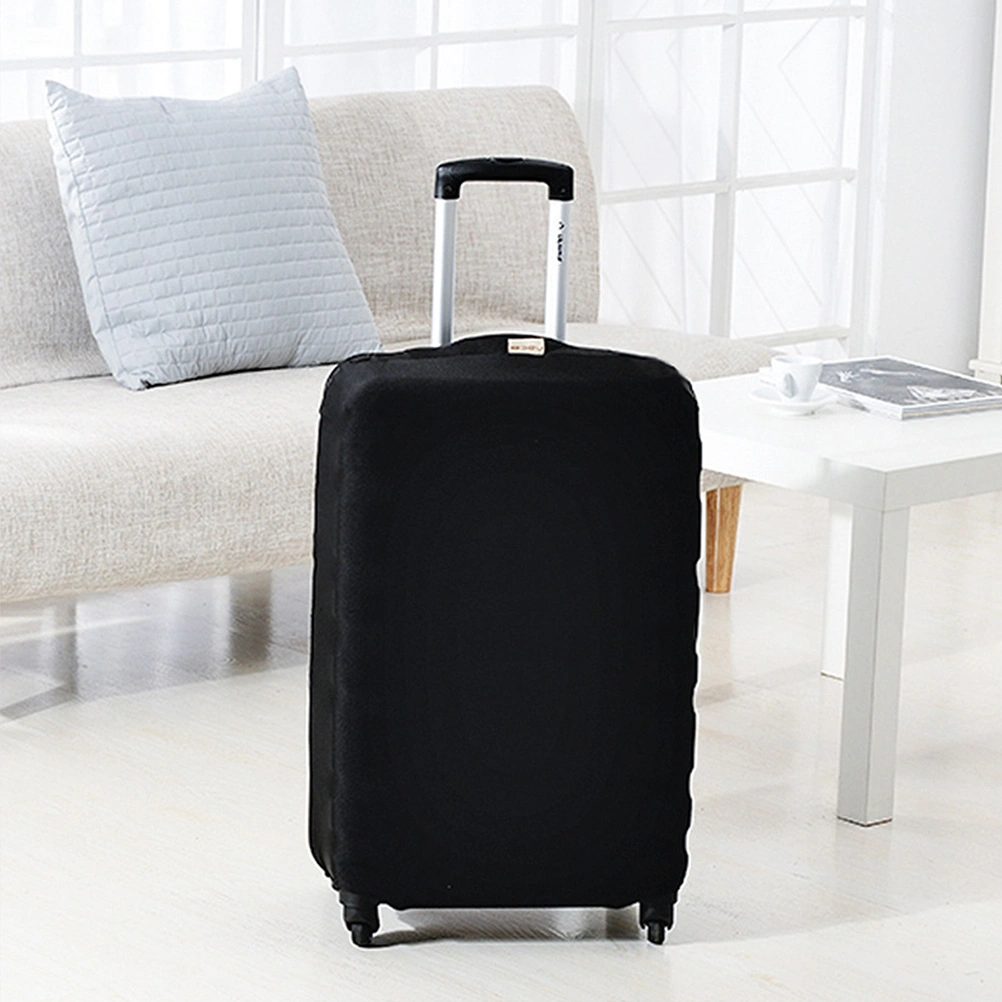 Elastic Travel Luggage Cover Suitcase Trolley Case Protective Bag Dustproof Protector for 18-20 Inches (Black)