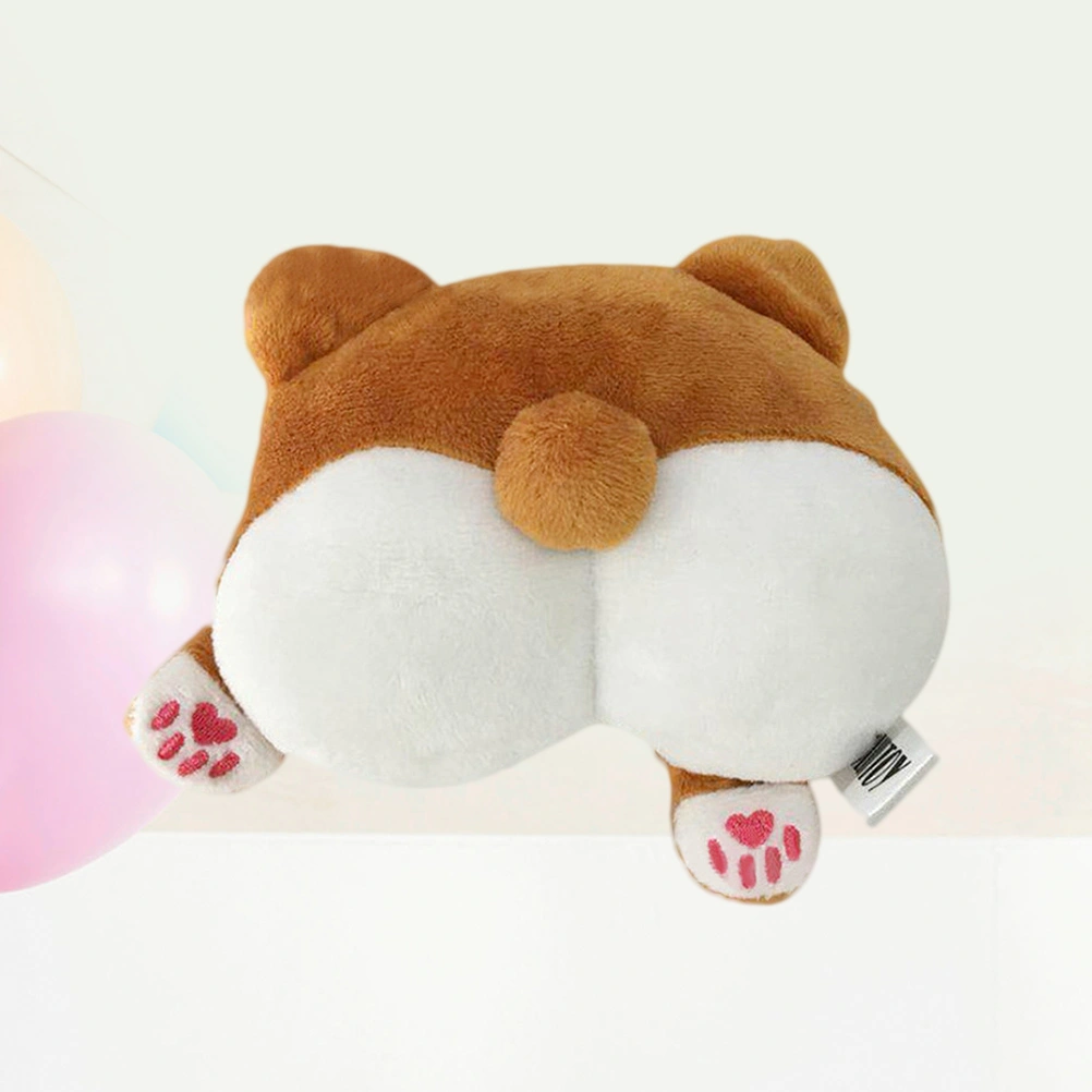 Pet Corgi Ass Toy Funny Artificial Ass Toy With BB for Pet Dog Animal