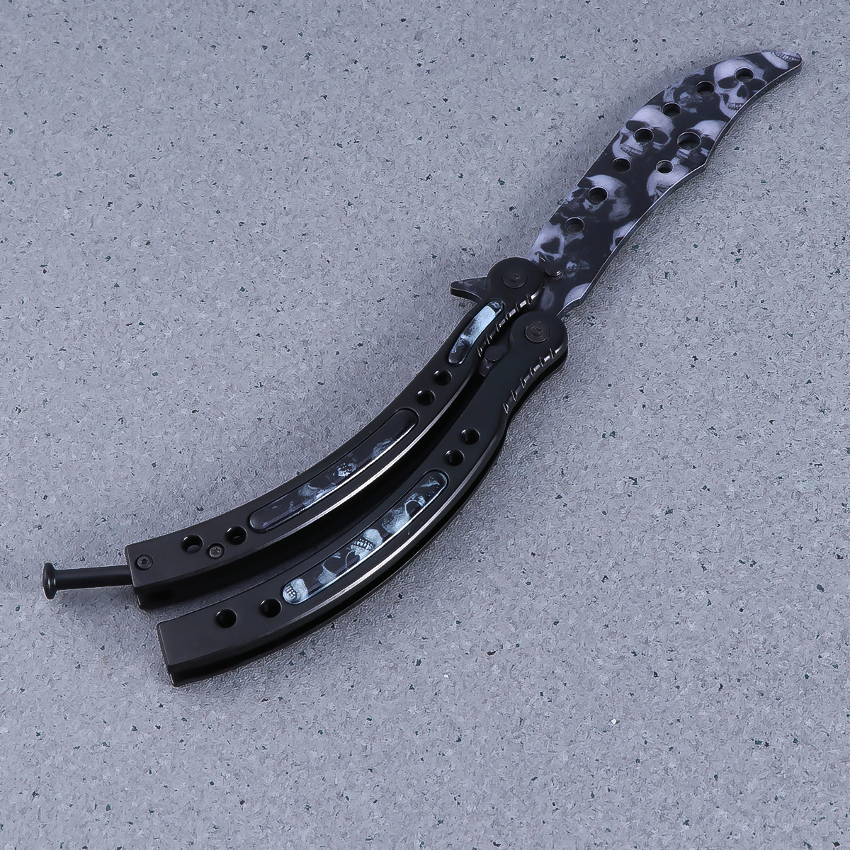 Stainless Steel Cutter Trainer Blunt Practice Balisong Dull Pocket Training Tool Balisong Trainer