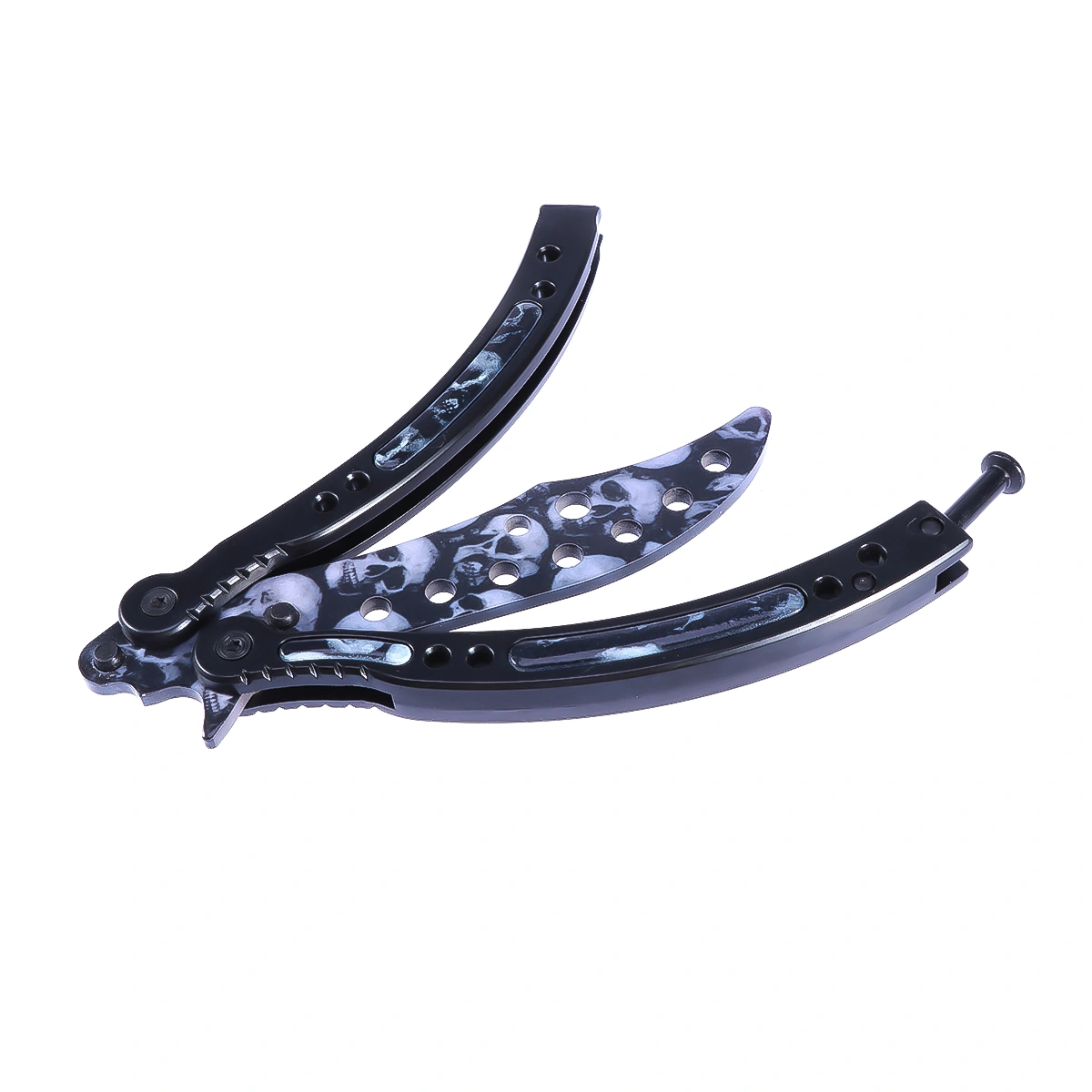 Stainless Steel Cutter Trainer Blunt Practice Balisong Dull Pocket Training Tool Balisong Trainer