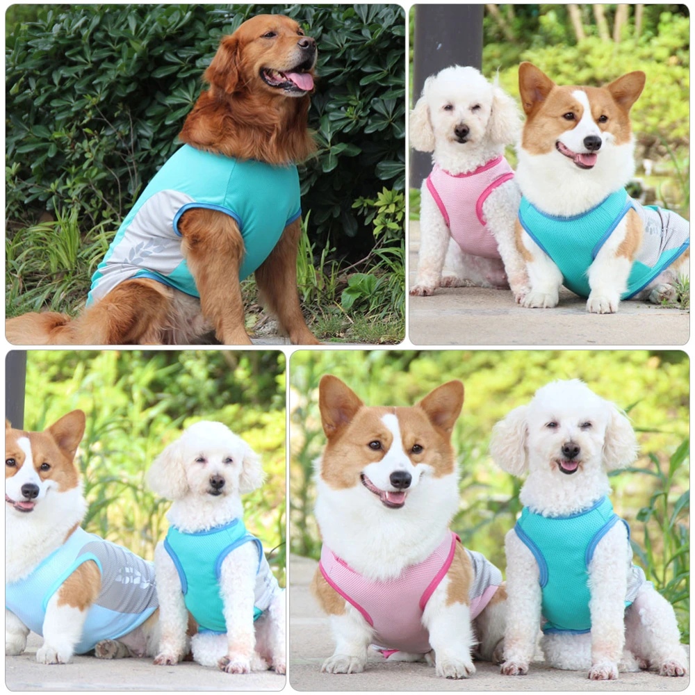 Summer Dog Vest Decorative Dog Clothes Comfortable Puppy Vest Stylish Dog Cooling Vest