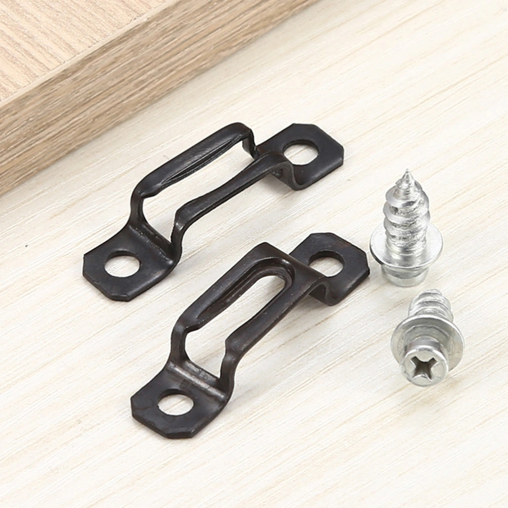 30 Sets Invisible Connectors Two-in-one Screw Fasteners Furniture Accessories