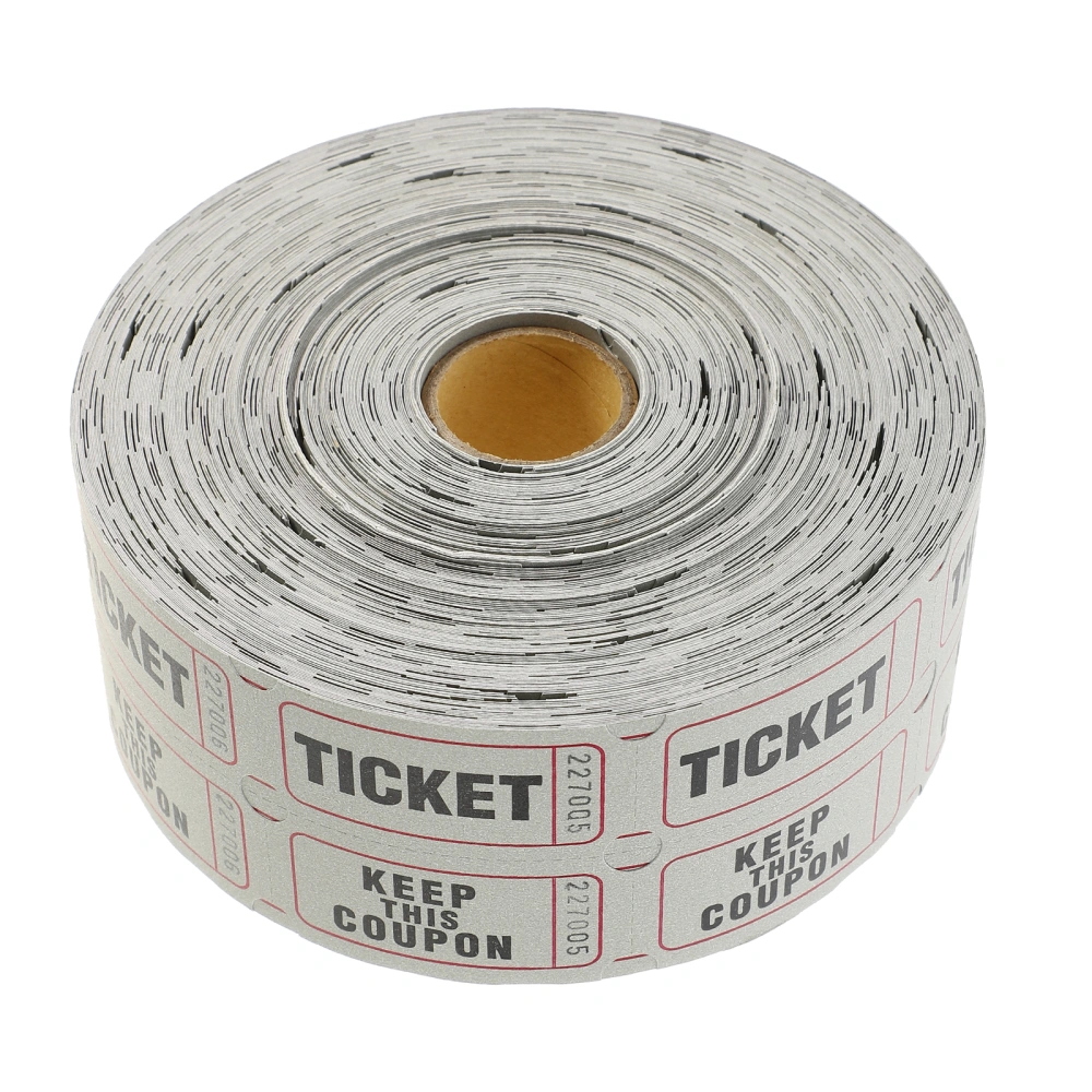 1 Roll of Raffle Event Ticket Activity Coupon Amusement Park Entry Ticket Multi-functional Ticket Supply