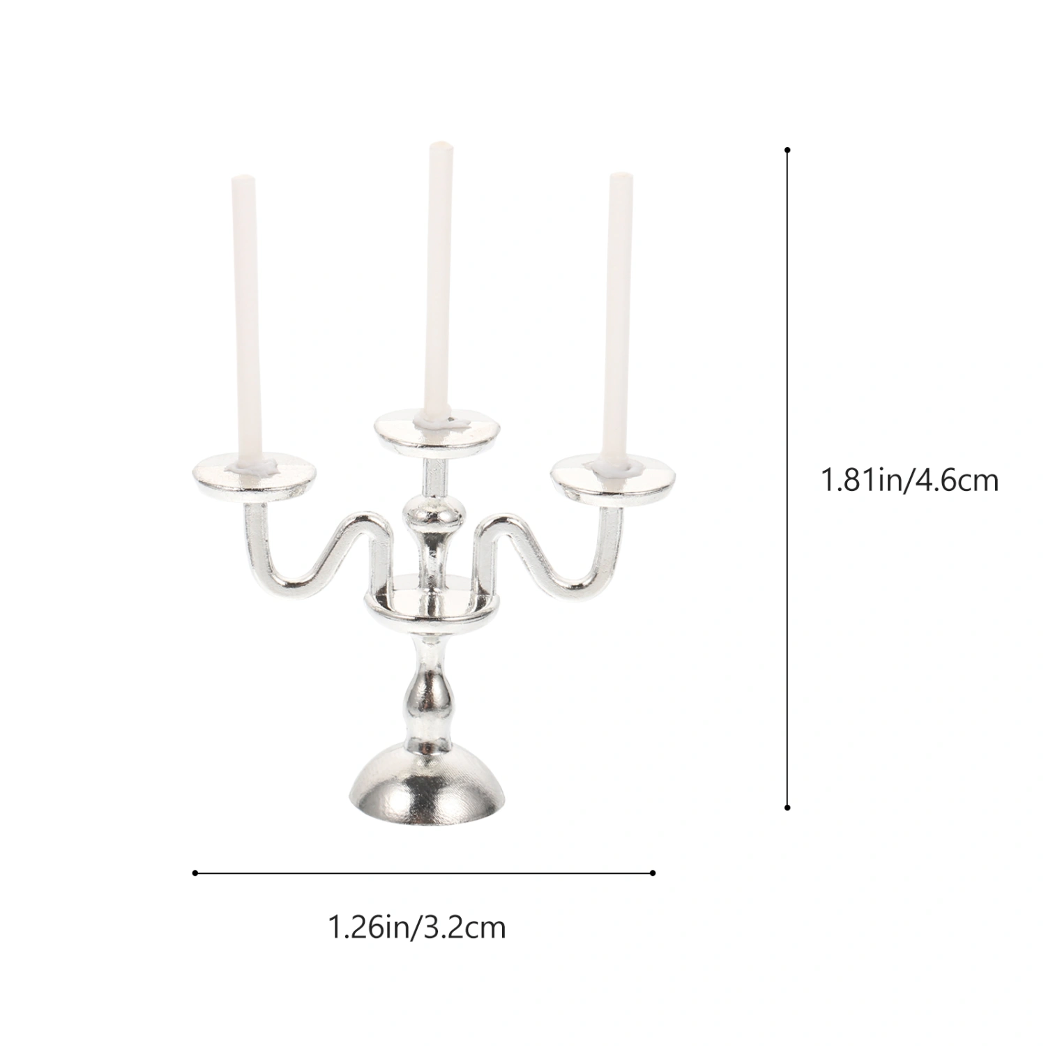 2pcs Mini House Candle Holders Mini Home Decorations Delicate Candle Holders