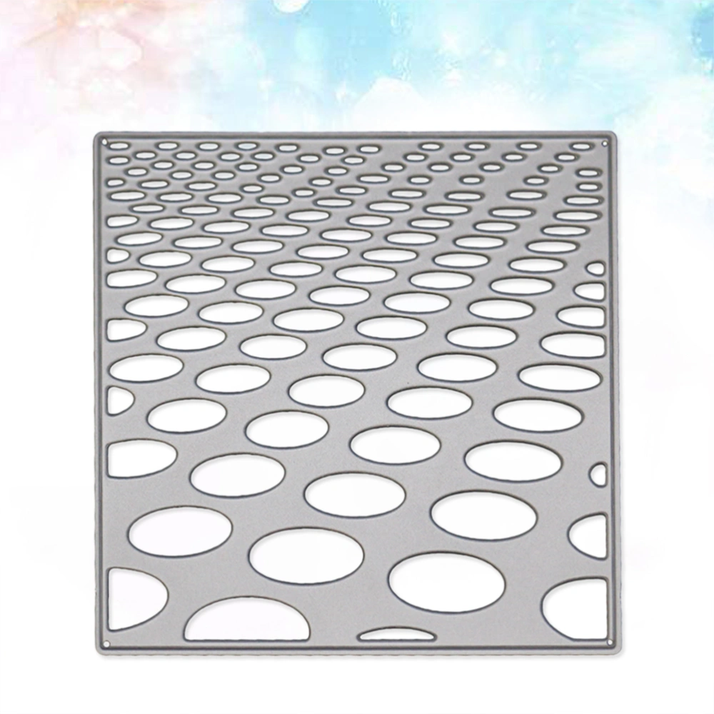 Cutting Dies Metal Stencil Template Mould DIY Metal Embossing Stencil For Album Scrapbooking Paper Art Craft Decor (Irregular Circle)