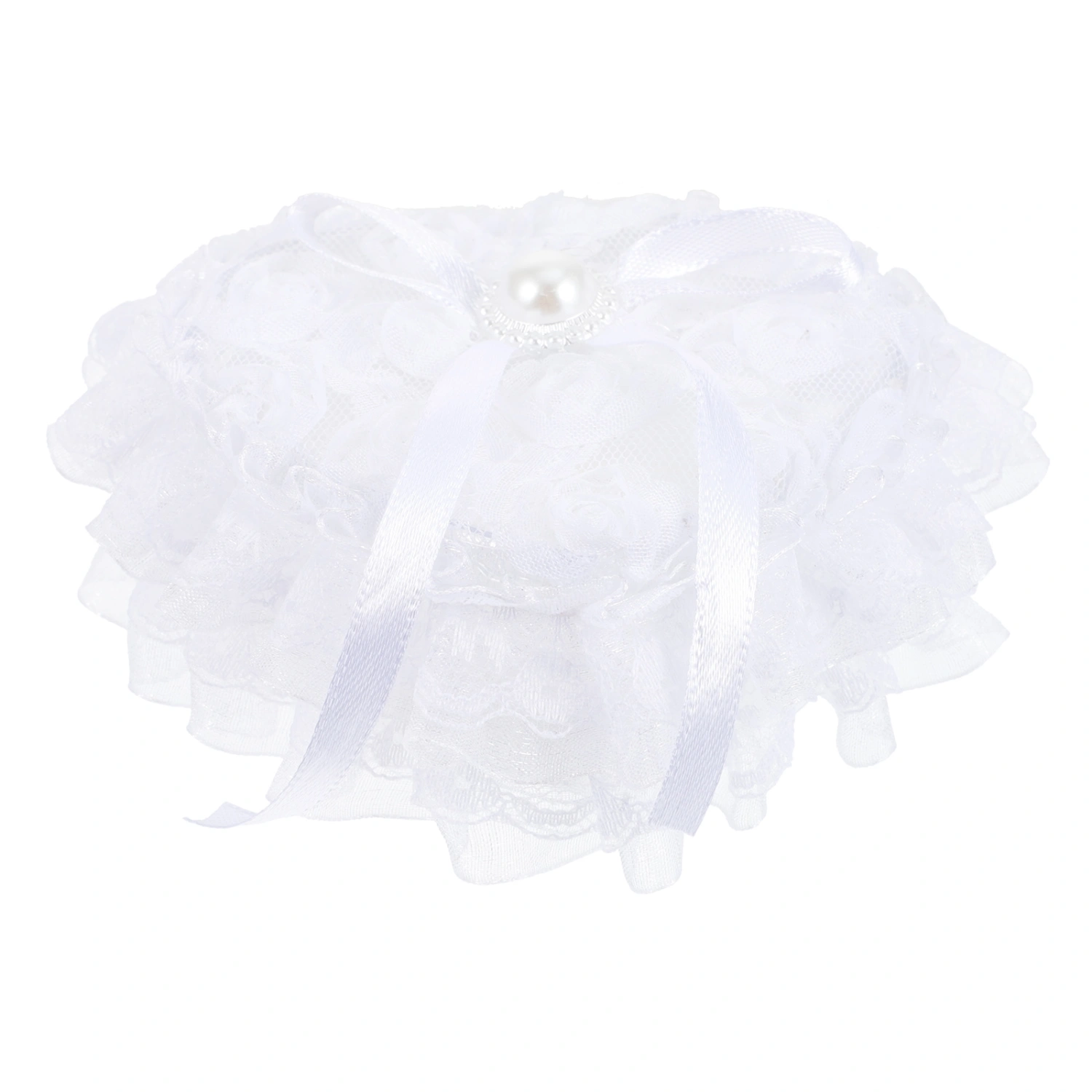  Heart-shape Ring Pillow Romantic Wedding Ring Bearer Pillow Valentines Day Gift