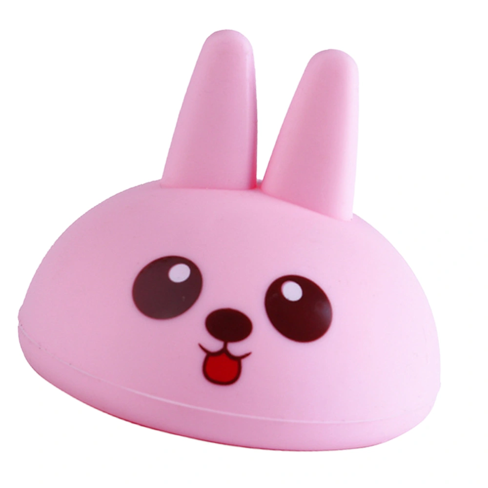 Rabbit Shaped Sputum Spitting Cup Baby Phlegm Cup Sputum Spitting Helper (Pink)