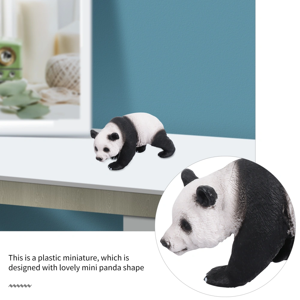 1Pc Decorative Solid Panda Crafts Cartoon Panda Ornament Lovely Panda Toy