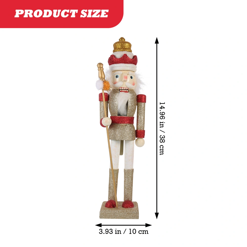 Nutcracker Soldier Decor Christmas Nutcracker Figure Wooden Nutcracker Soldier