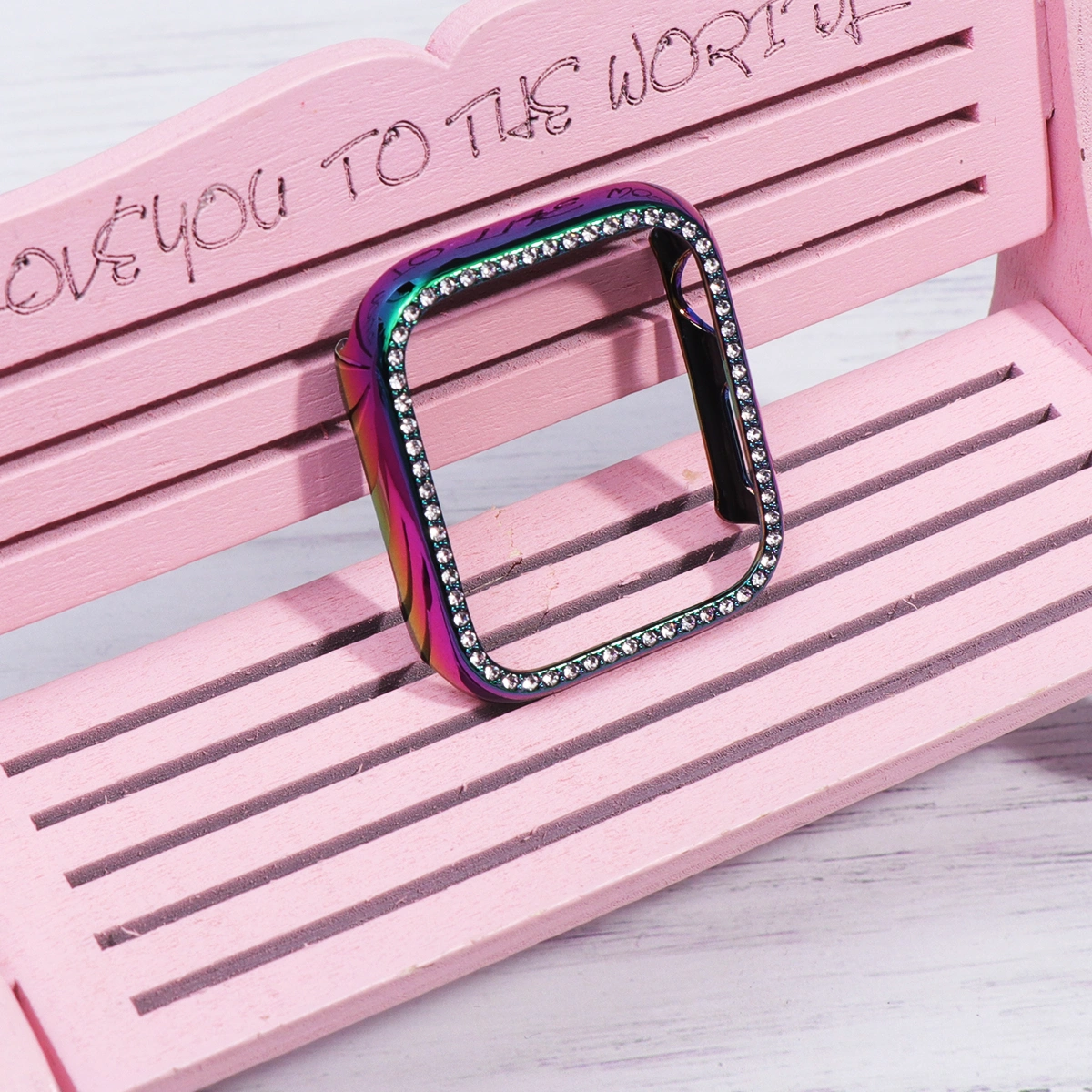 Chic Watch Shell Stylish Watch Protective Case Useful Watch Frame Watch Accessories Compatible for Apple iWatch (Opaque Colorful, 40mm)