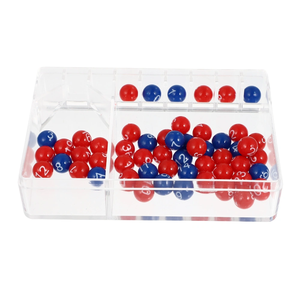 1 Set Colorful Balls Number Table Tennis Ball Plastic Lottery Game Balls Toy