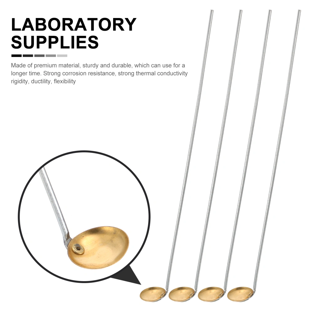 10pcs Chemical Combustion Spoon Burning Spoons Laboratory Teaching Instrument