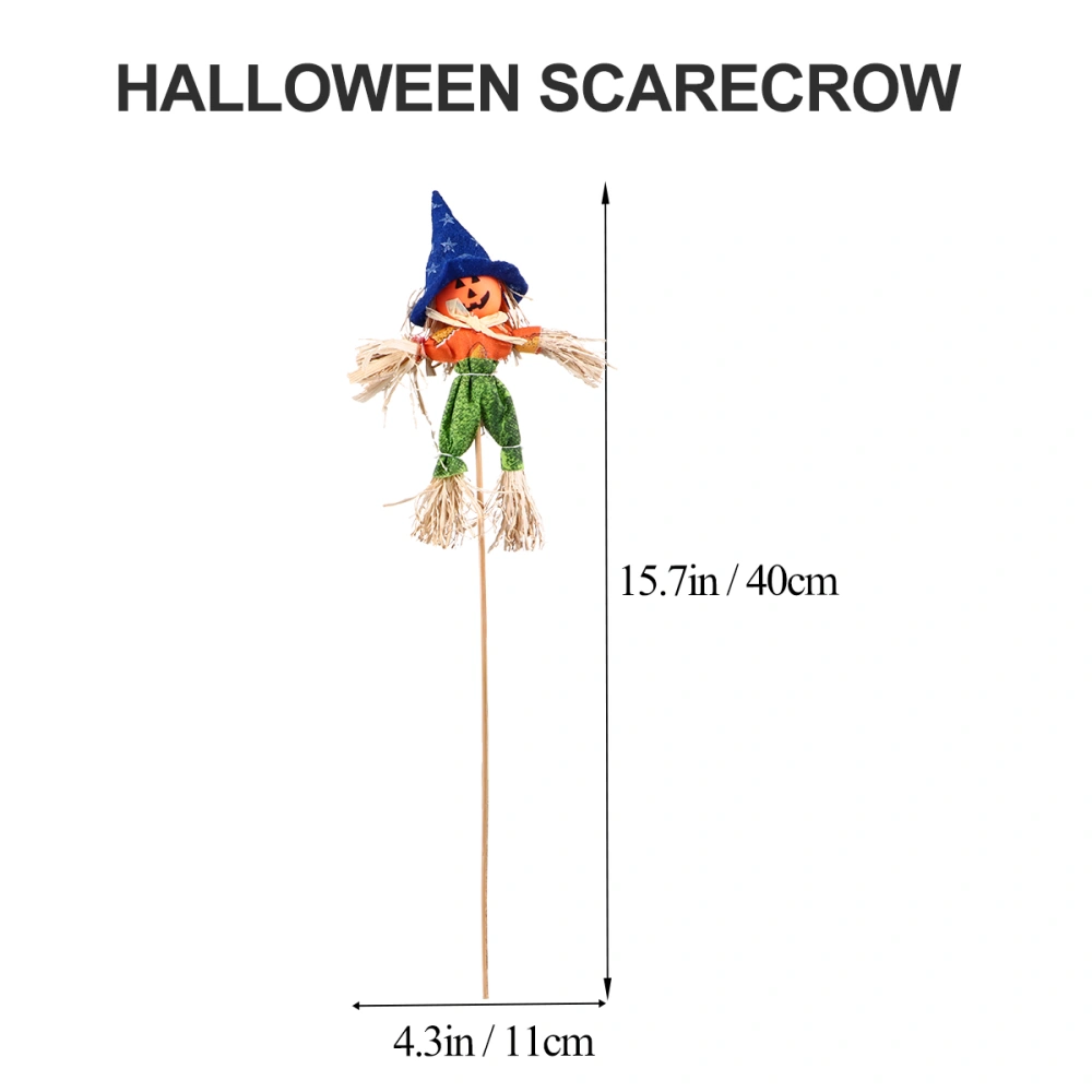 2pcs Halloween Stylish Scarecrow Decoration DIY Bouquet Scarecrow Ornaments