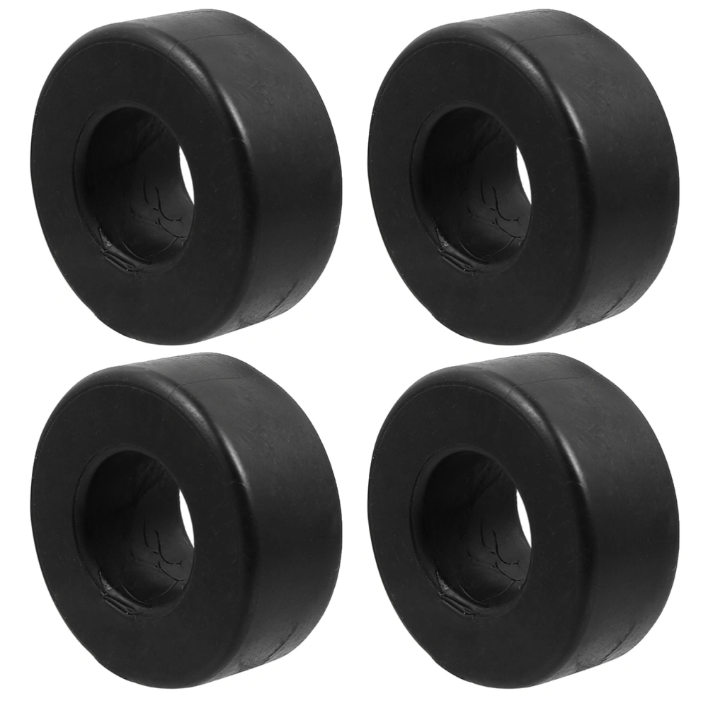 4Pcs Feet Bumpers Rubber Bumpers Fitness Equipment Pads Round Rubber Gaskets