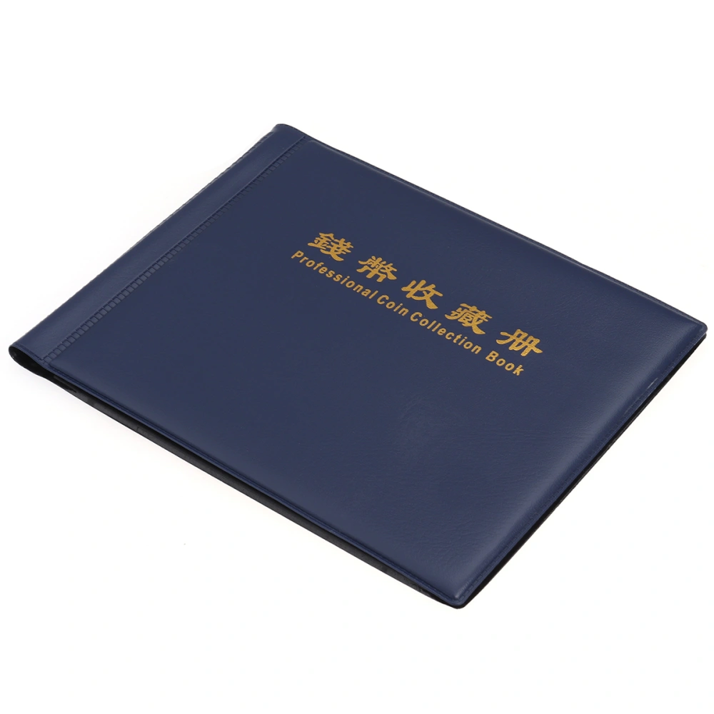 240-Coin Collectors Collecting Album Holders (Dark Blue)