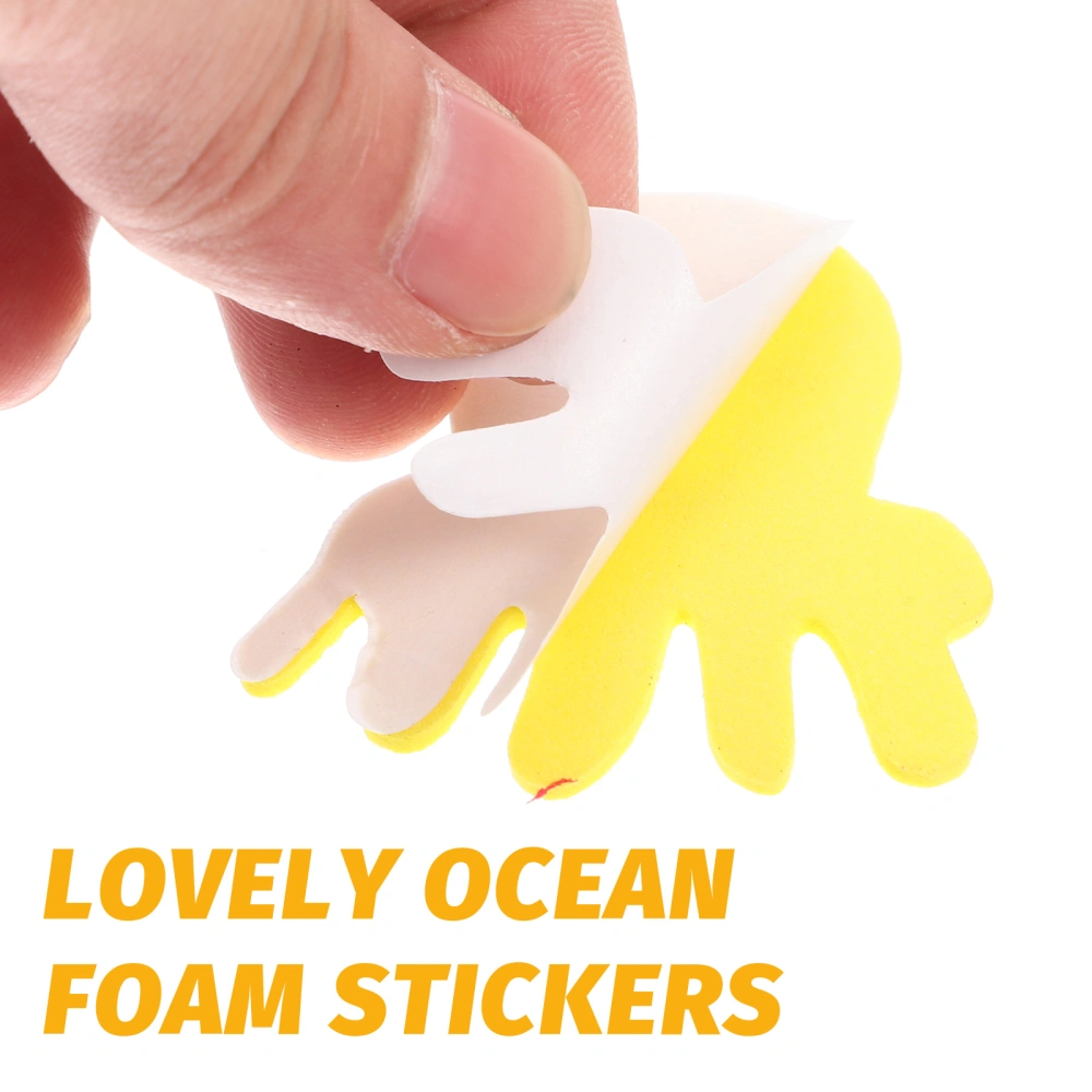 150Pcs Sea Animal Stickers Self Adhesive Ocean Life Foam Stickers Arts Craft Decals