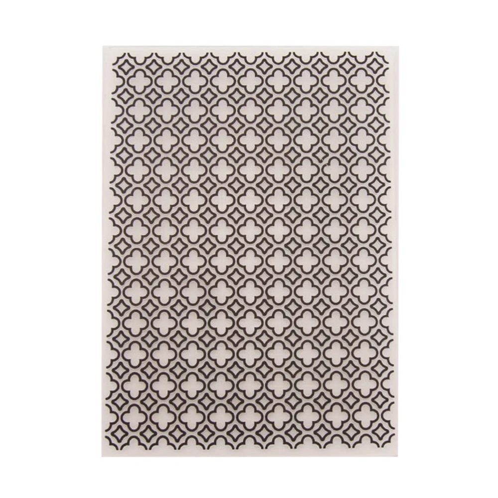 DIY Plastic Bump Embossing Template Stencil Folder for Album Scrapbooking Paper Art Craft Decor (EM055)