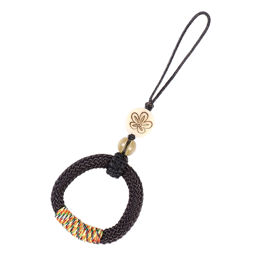 Hand-woven Ring Lanyard Creative Anti-lost Phone Hanging Rope Finger Strap