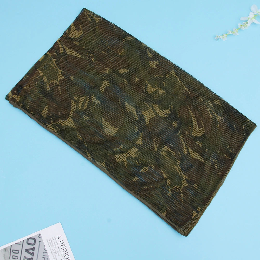 Camouflage Mesh Wrap Camo Scarf Windproof Sand Protection For Sports Jungle Other Outdoor Activities (British Camouflage)