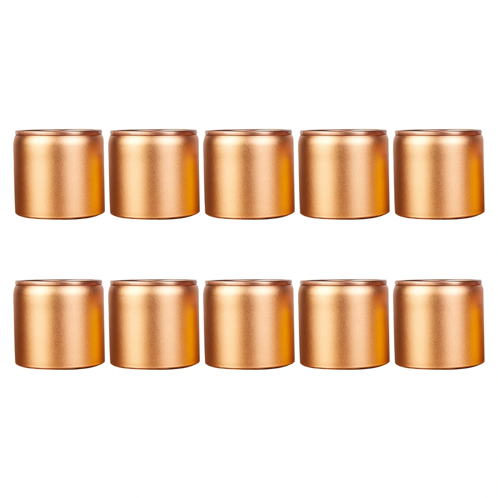 10Pcs Scented Tea Packaging Box Sealed Aluminum Tea Can Tea Candy Storage Jar
