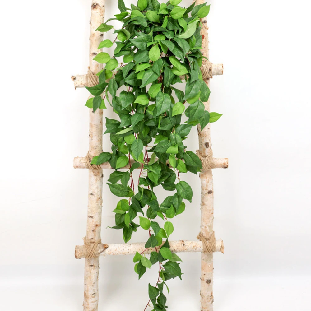 1Pc Simulation Plants Wall Hanging Plant Decoration Wedding Adornment (Green)