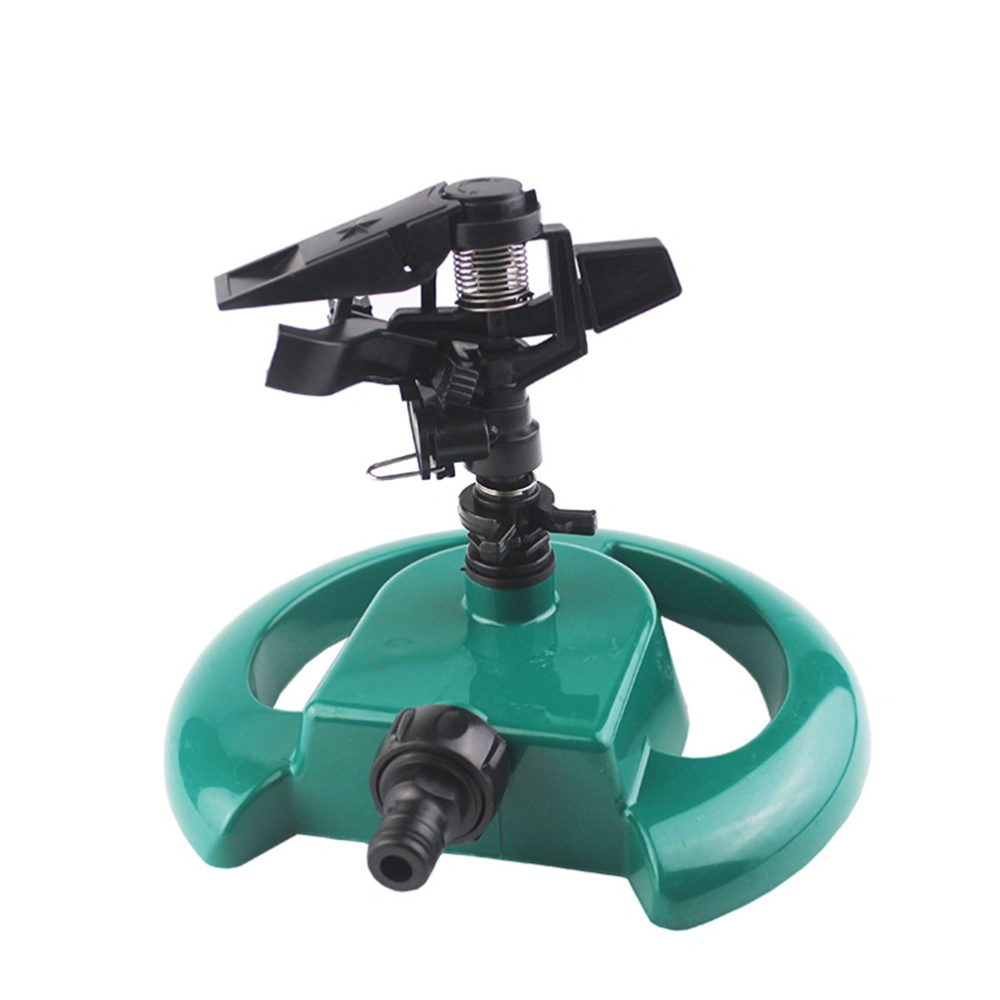 1 Set Automatic 360 Degree Rotating Garden Water Sprinkler Irrigation Lawn Watering Sprinkler for Garden Irrigation System (Green)