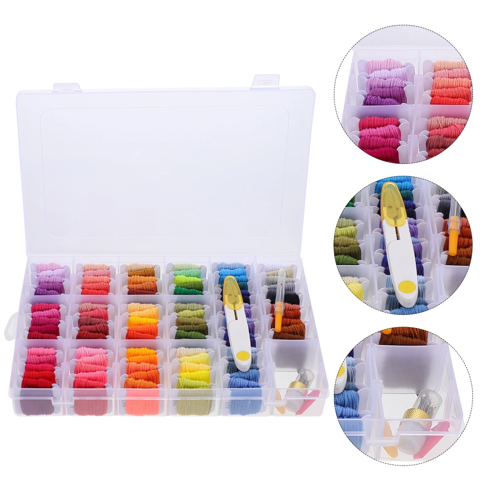 1 Set of Embroidery Kit Cross Stitch Tools DIY Sewing Embroidery Kit Embroidery Starter Kit