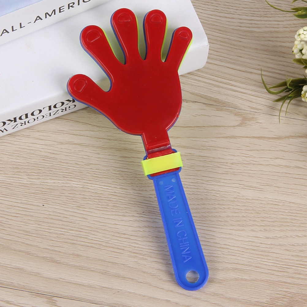 20 Pcs 18CM Hand Clapper Noise Makers Plastic Palm Clapping Device Clapping Hands Party Accessories Party Favor for Sports Game Performing (Random Color)