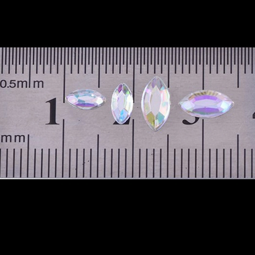 Crystal AB Rhinestones Nail Art Jewelry Crystal AB Color Flatback Rhinestone Decorations for Nails