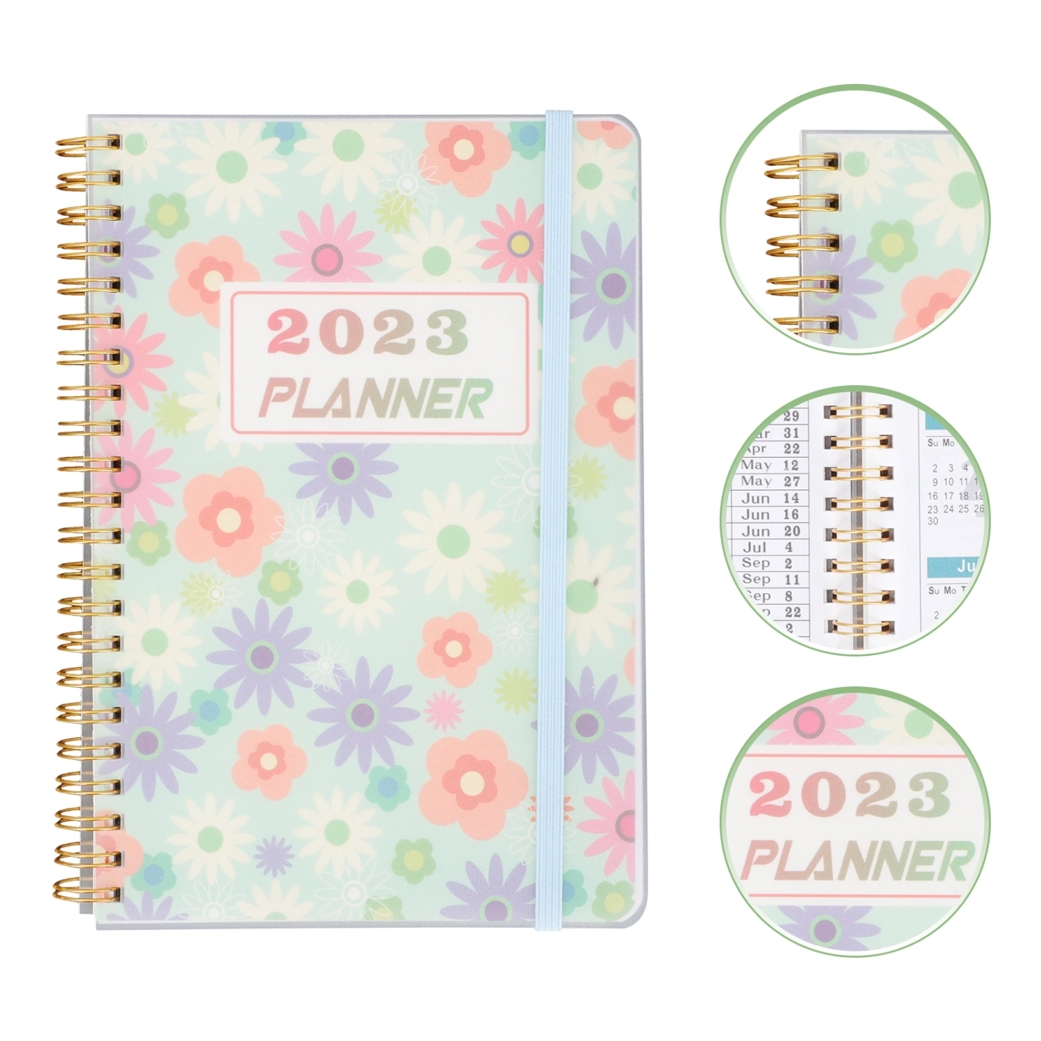 Planner Book Academic Monthly Planner English Note Book Coil Schedule Book Household Note Pad