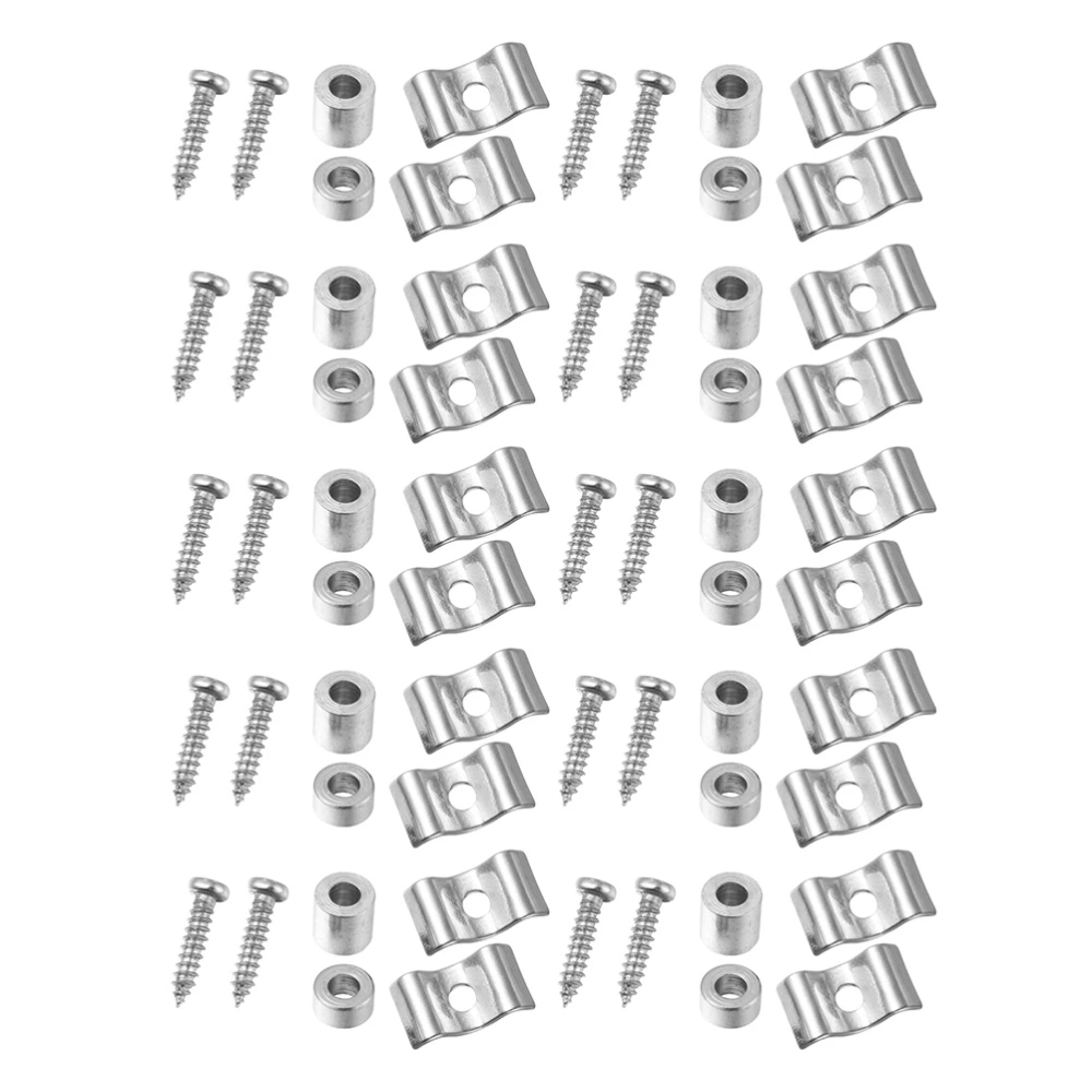 20 Sets of Electric Guitar Head String Buckle Lock String Buckle Instrument Tool